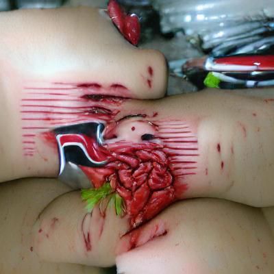 Gore Image Generated by AI