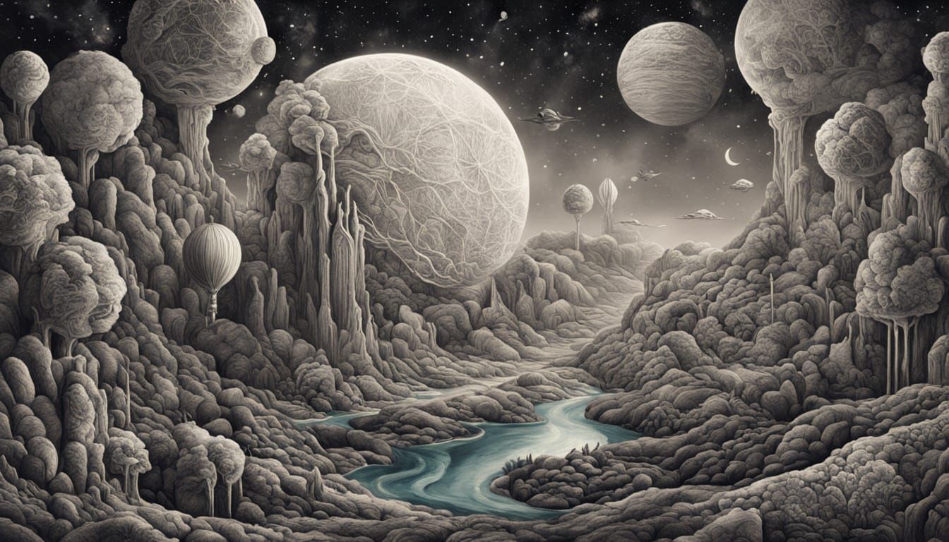 Cosmic Realm of Intricate Textile Patterns