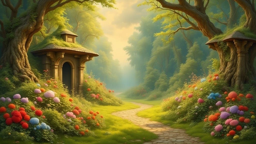 Dreamy Landscape in the Style of the Old Masters