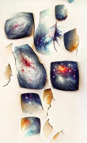Cracked Galaxies: A Study in Cosmic Fracture