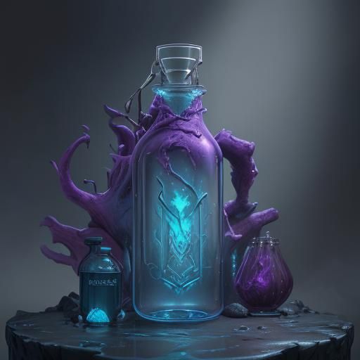 A force power potion bottle