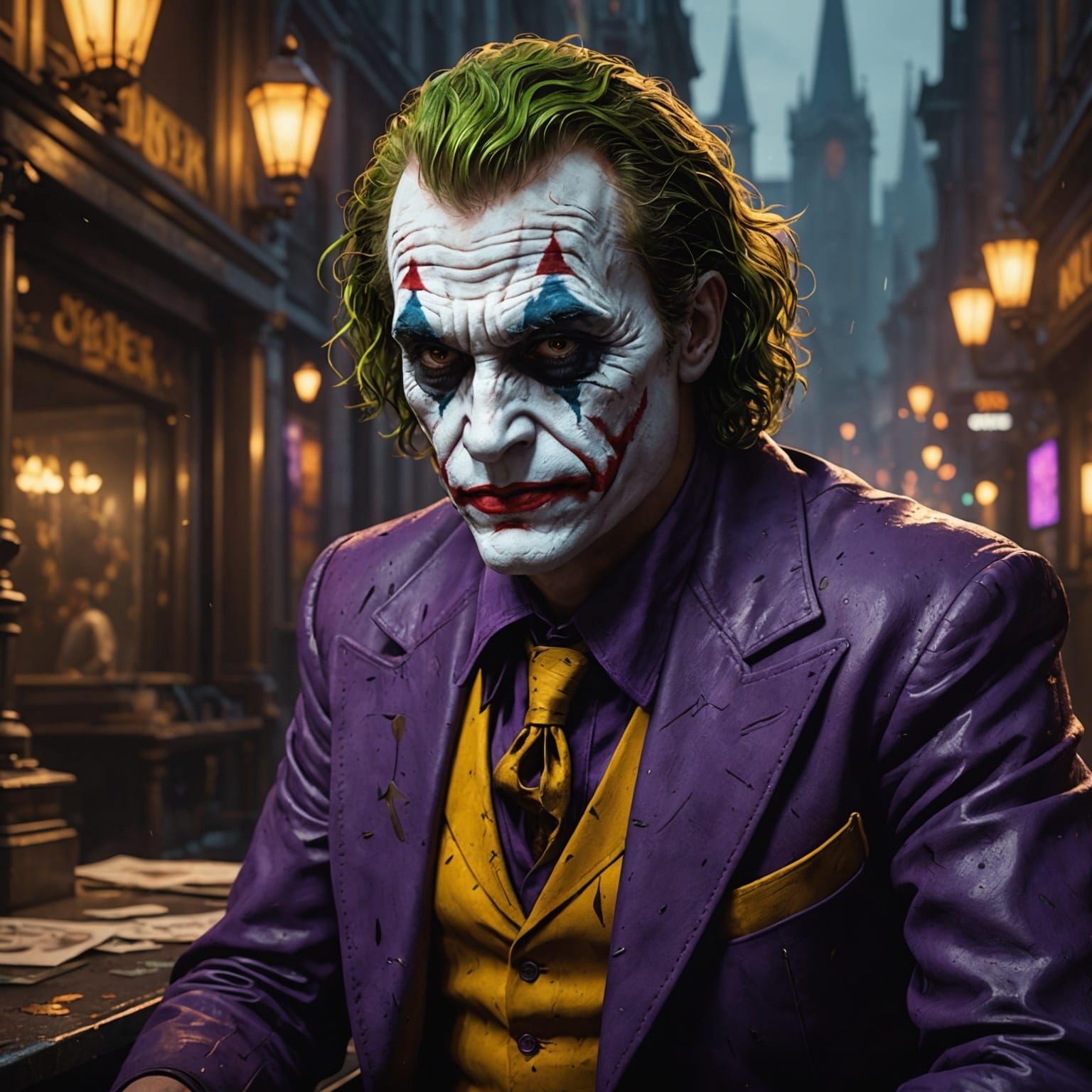 The Joker: Dark Fantasy Concept Art in 8K