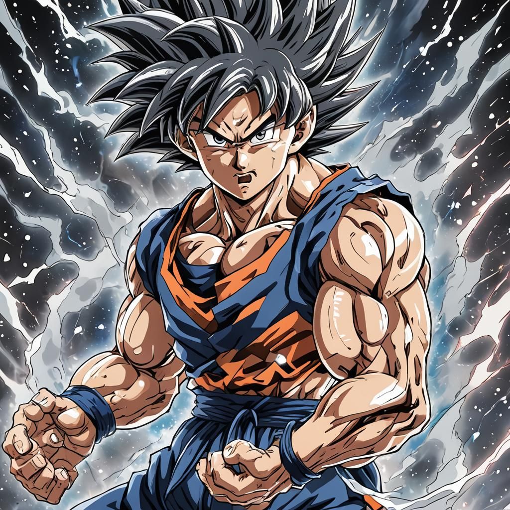 Goku Ultra Instinct: Anime Key Visual