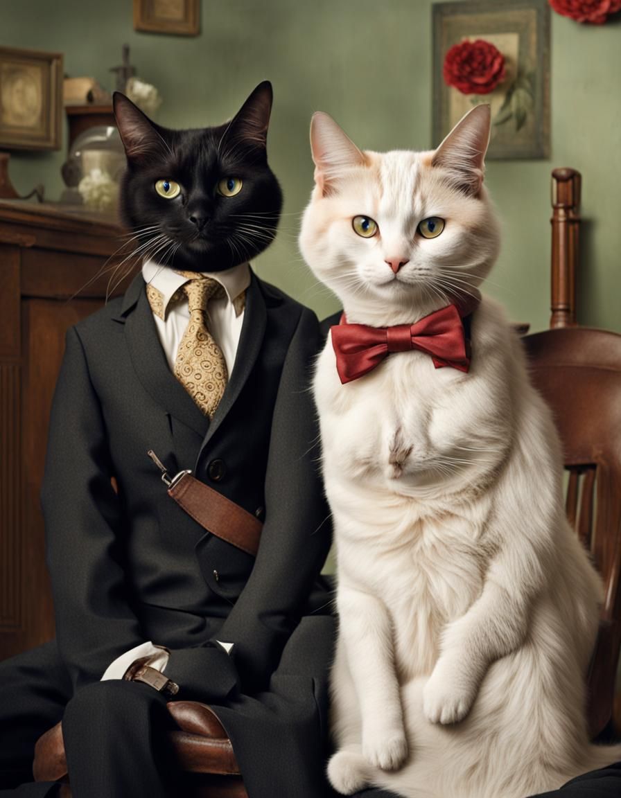 Cats as Bonnie and Clyde: Feline Felons