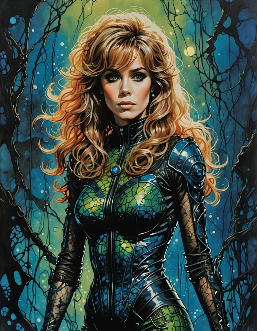 Jane Fonda, "Barbarella", 1968.