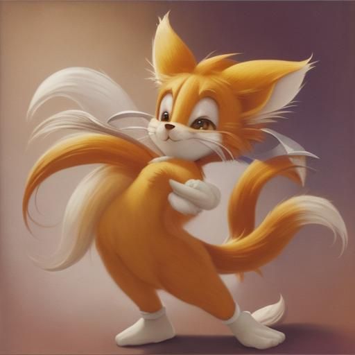 Fluffy Animal Tail Generated by AI