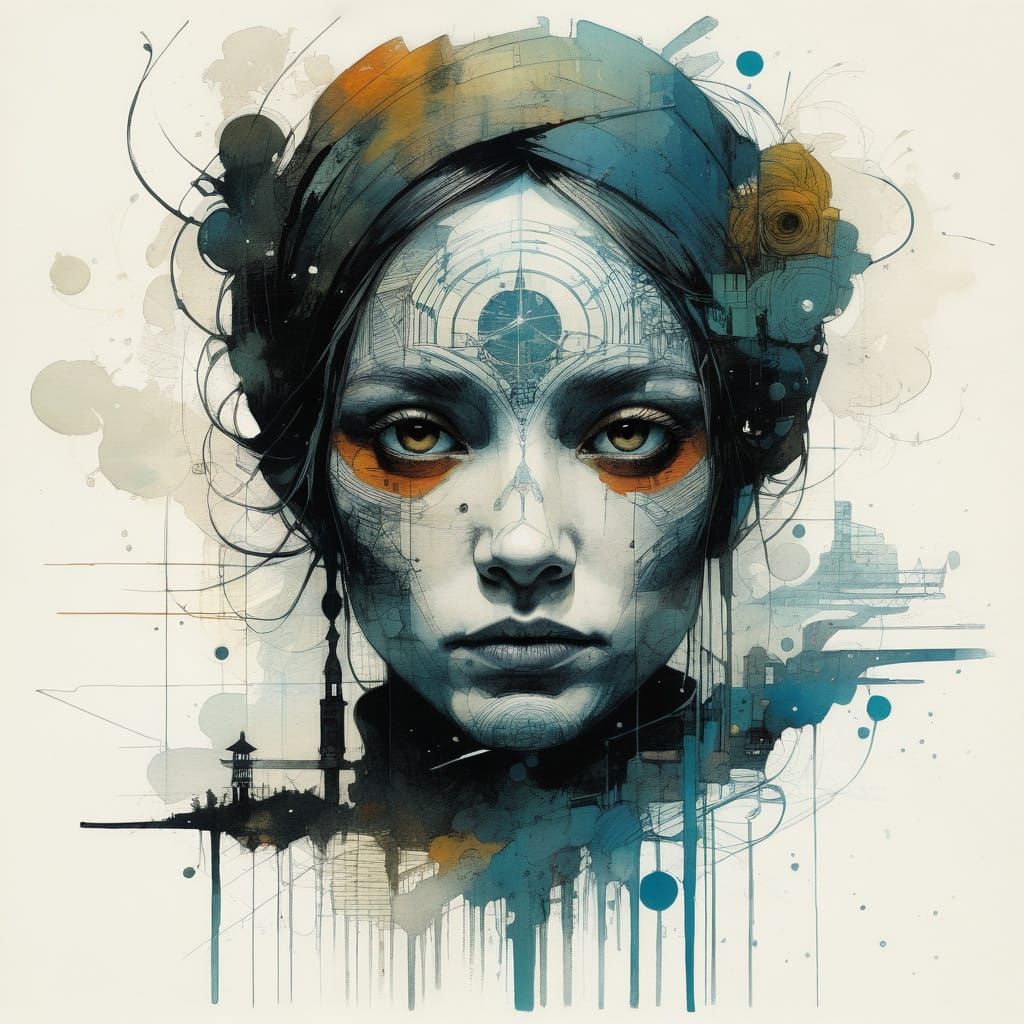 Magical Artists Painting Mystical Figures