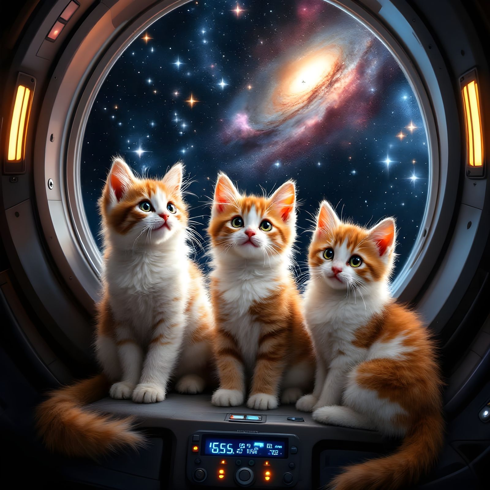 Kittens Command a Spaceship Among the Stars