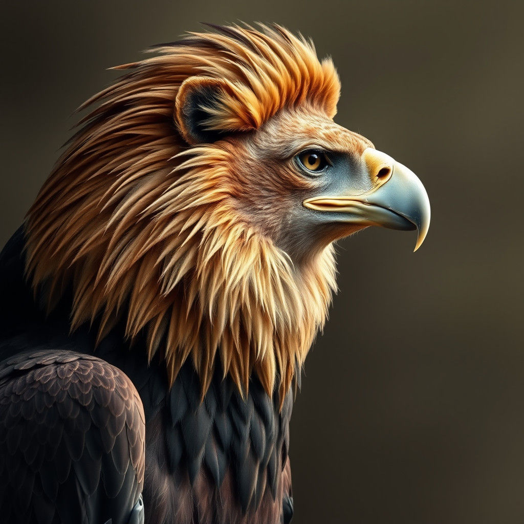 Majestic Lion Eagle Hybrid Creature