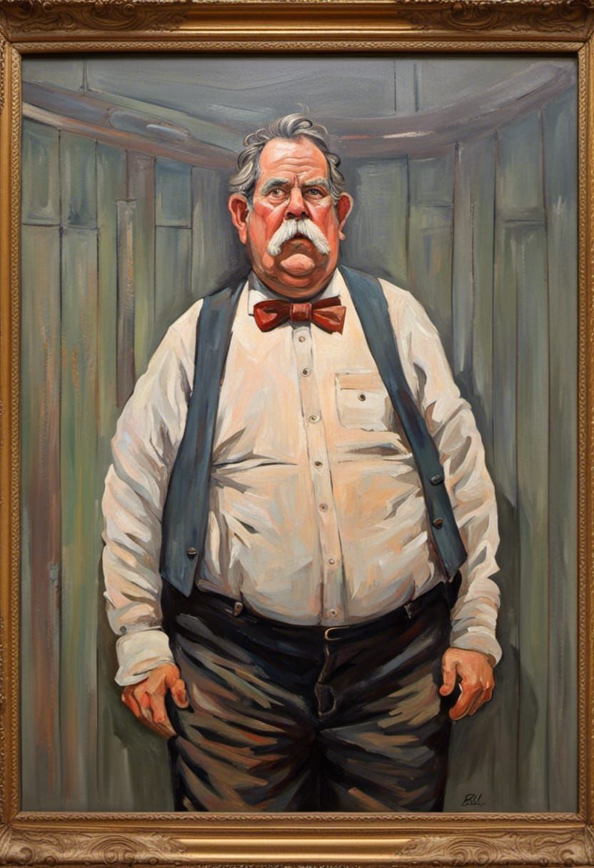 Myron the Shop Keep, He's Pleasent as a Plum to the Angelicas, but All Beer and Skittles with the Fellas.