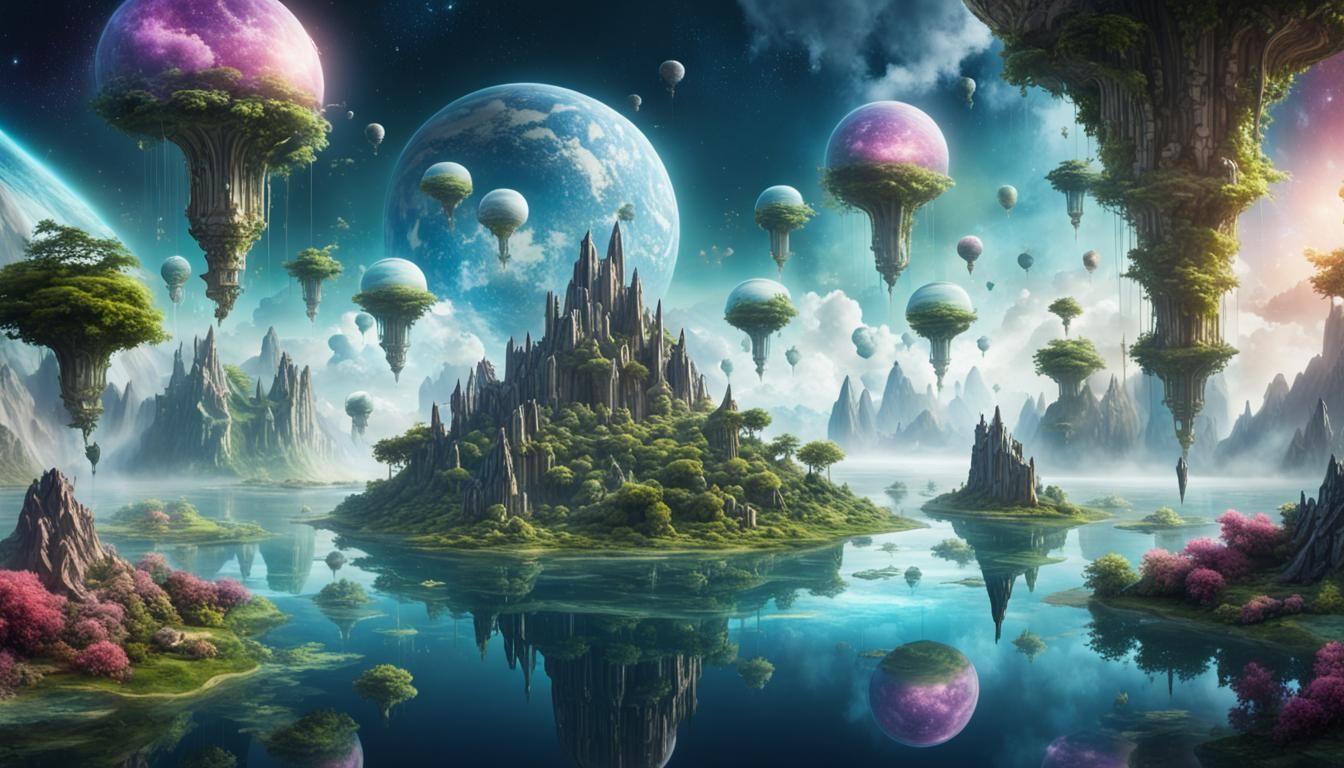 Tangible Dreams: Floating Islands of Imagination