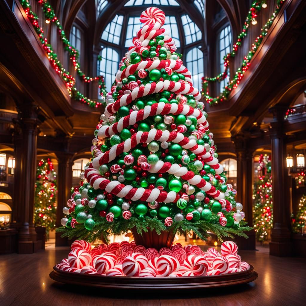 Peppermint Christmas Tree