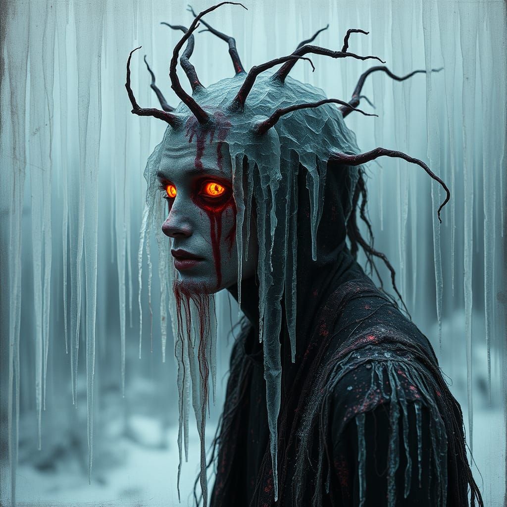 Tormented Ice Wraith in Fauvist Style