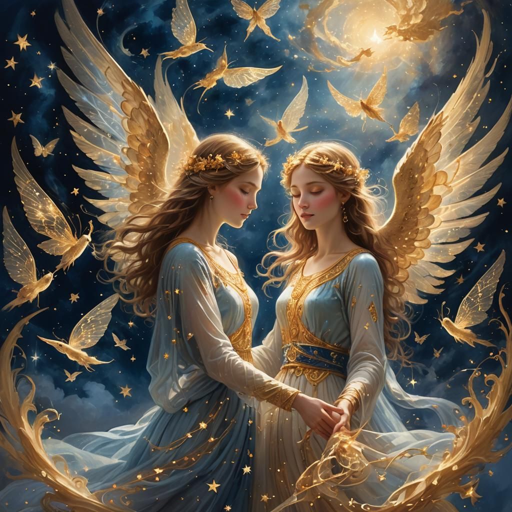 Ethereal Spirits Yearning from Heavenly Realm