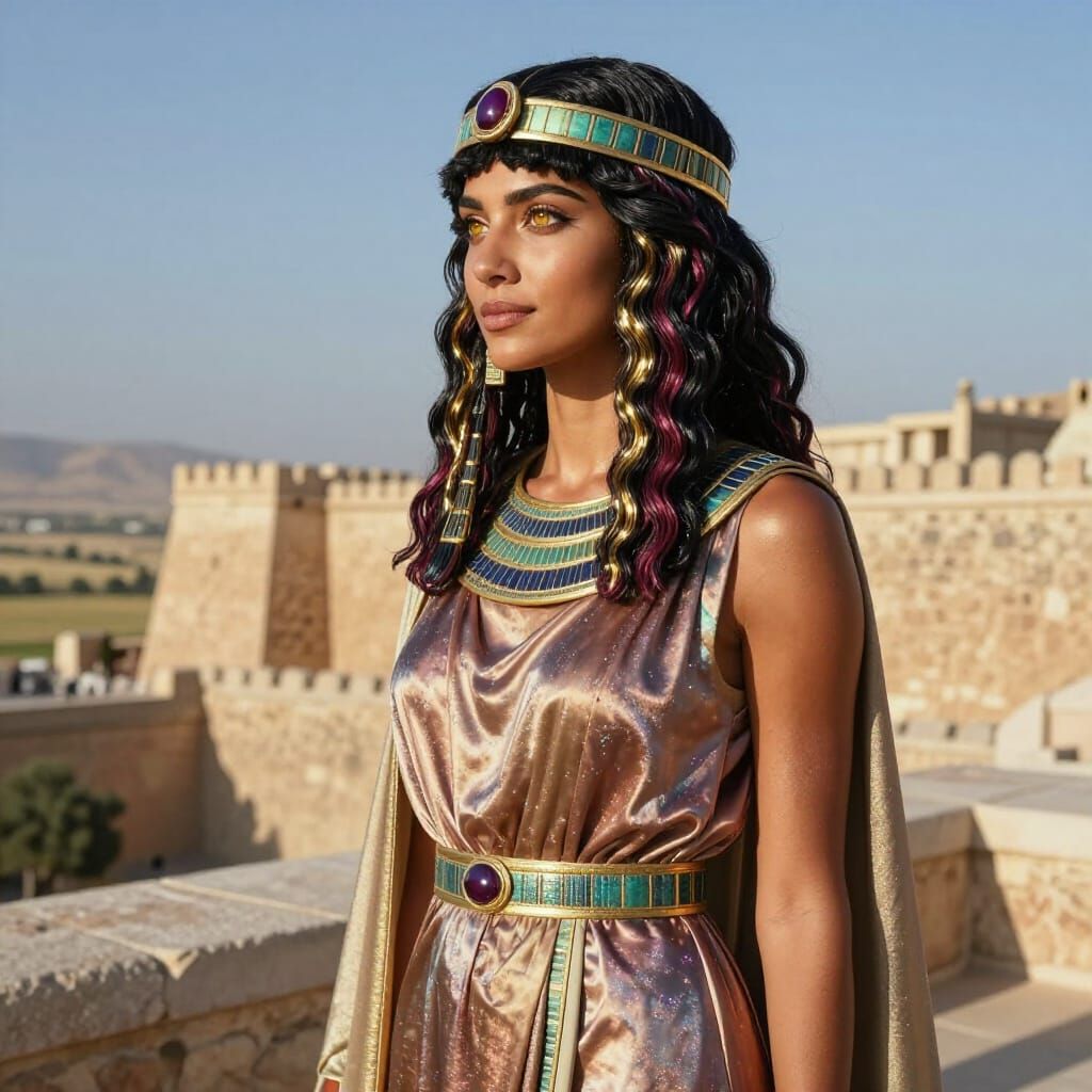 Agabe Kadmia Basilinna: Ancient Theban Princess Portrait