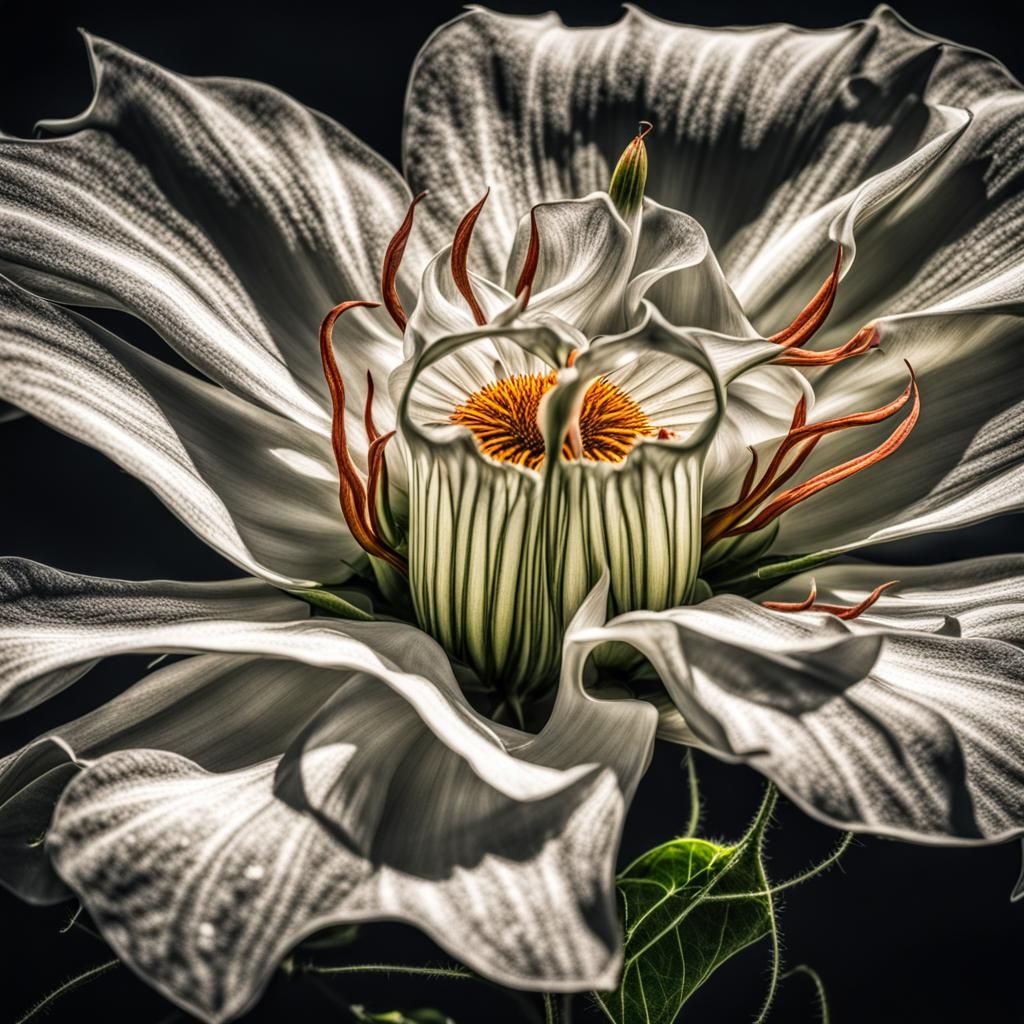 Flaming Summer moonflower breezes