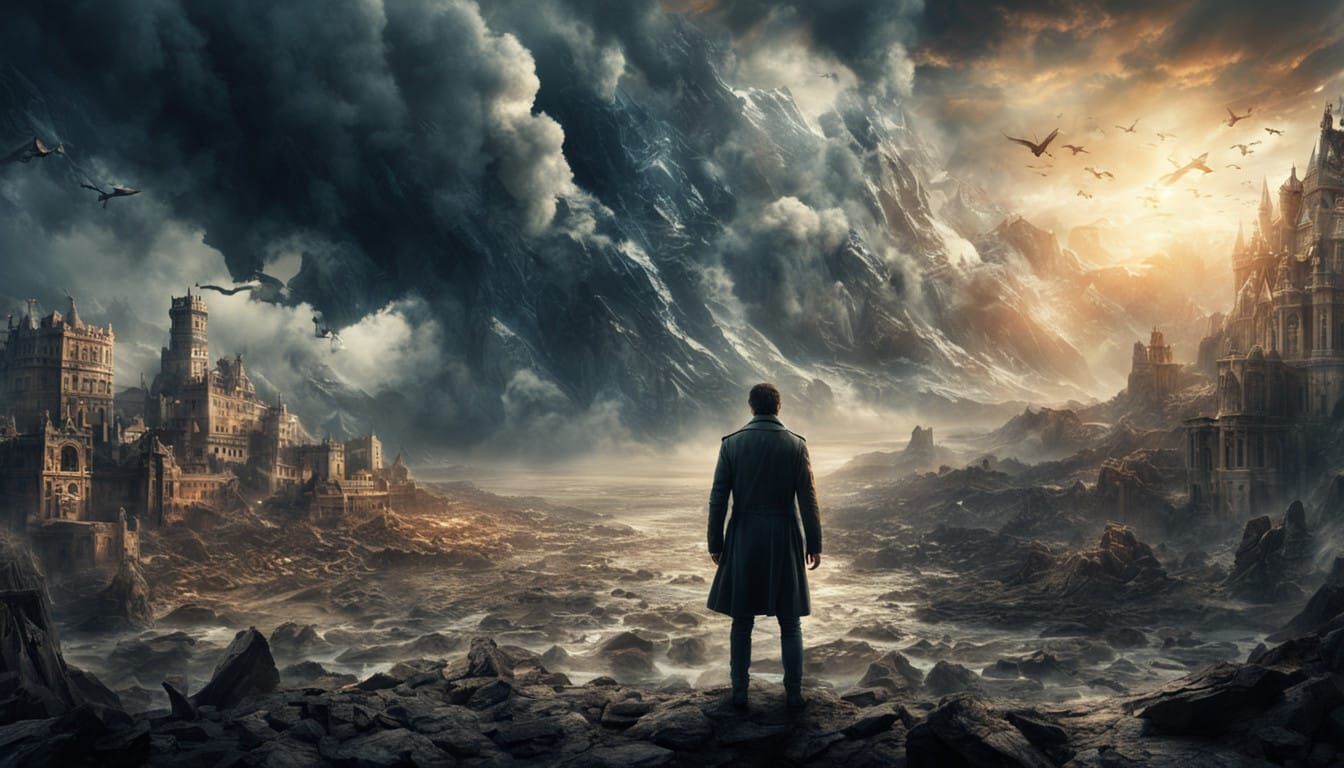 Epic Dark Descent into Mental Turmoil in a maximalist digita...