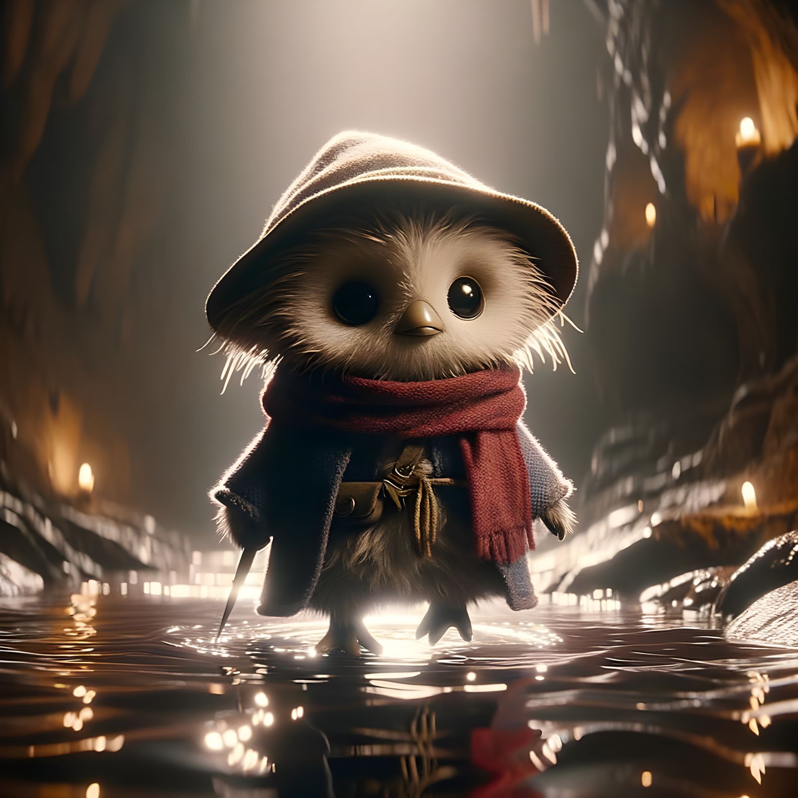 Enchanted Explorer Penguin in Mystic Pond