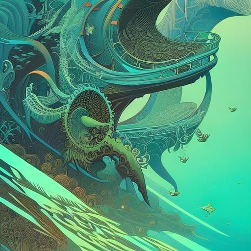 Alien Ocean Life Forms: Fantastic Creatures