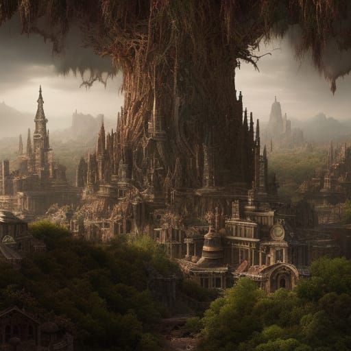 Epic Cinematic Digital Matte Painting