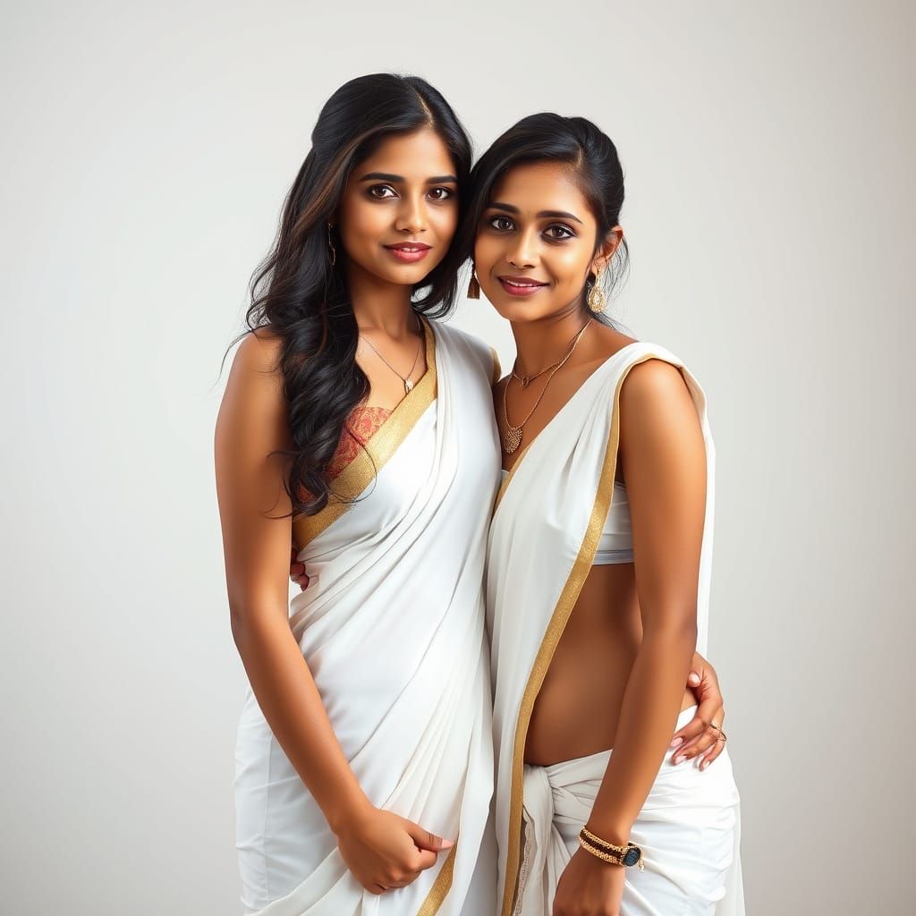 Two beautiful young Indian lesbian