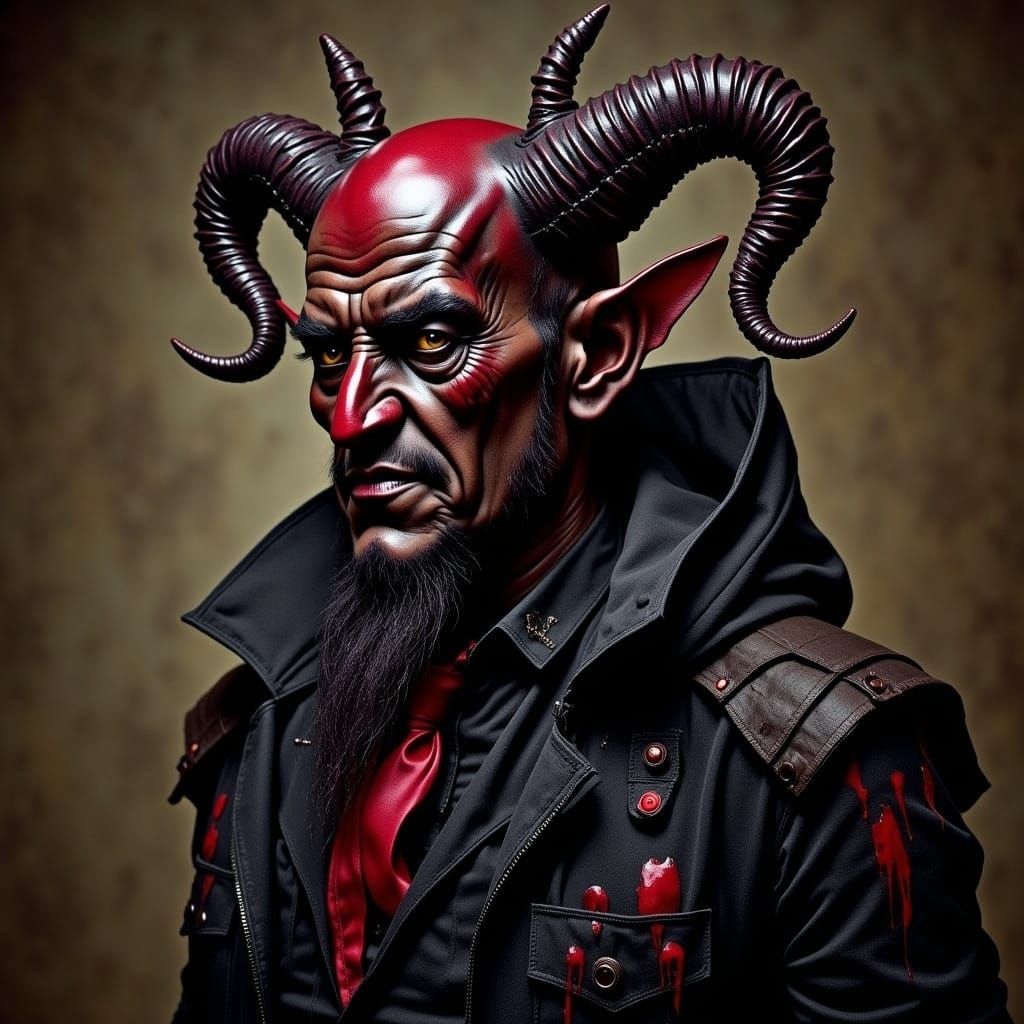 Devious Imp Ready for Trick or Treat