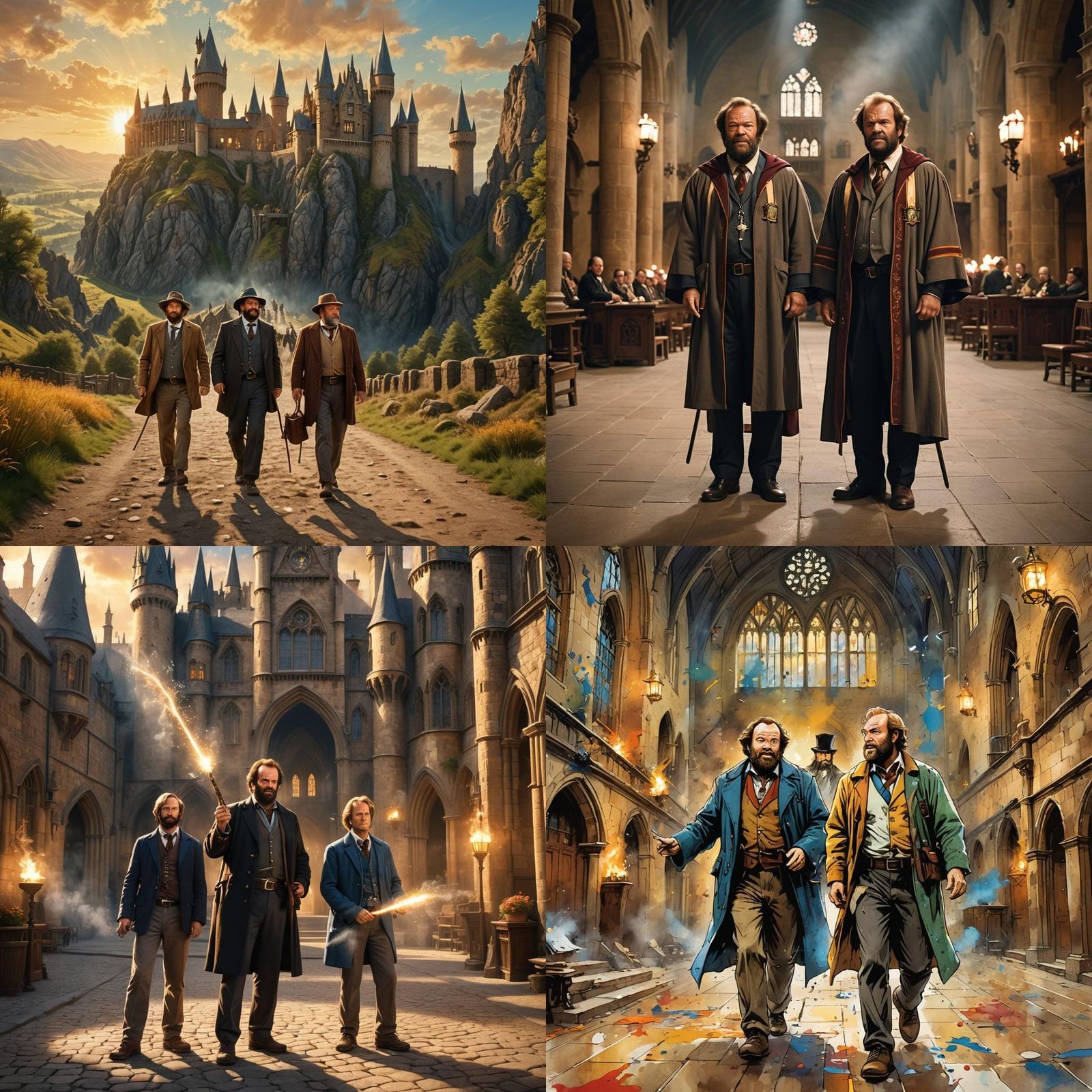 Bud Spencer & Terence Hill in Harry Potter