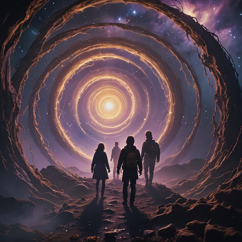 Astral Travelers Navigate Interdimensional Wormhole