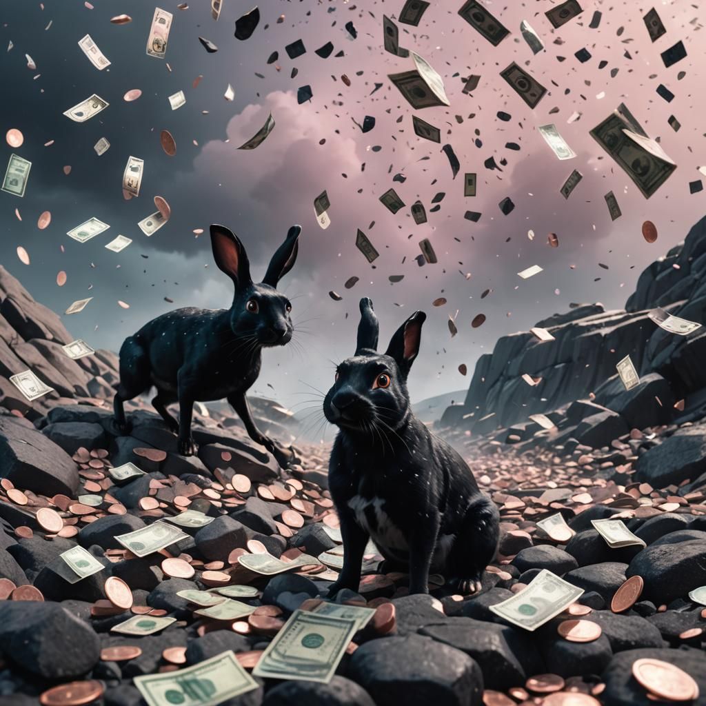 Dystopian Landscape with Rabbit and Dalmatian in Unreal Engi...