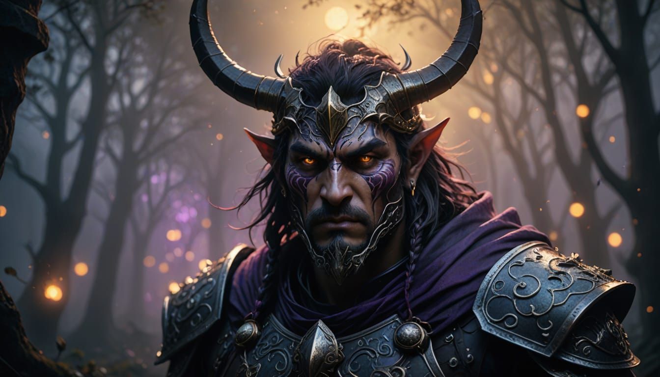 Ethereal Warrior in Mystic Realm