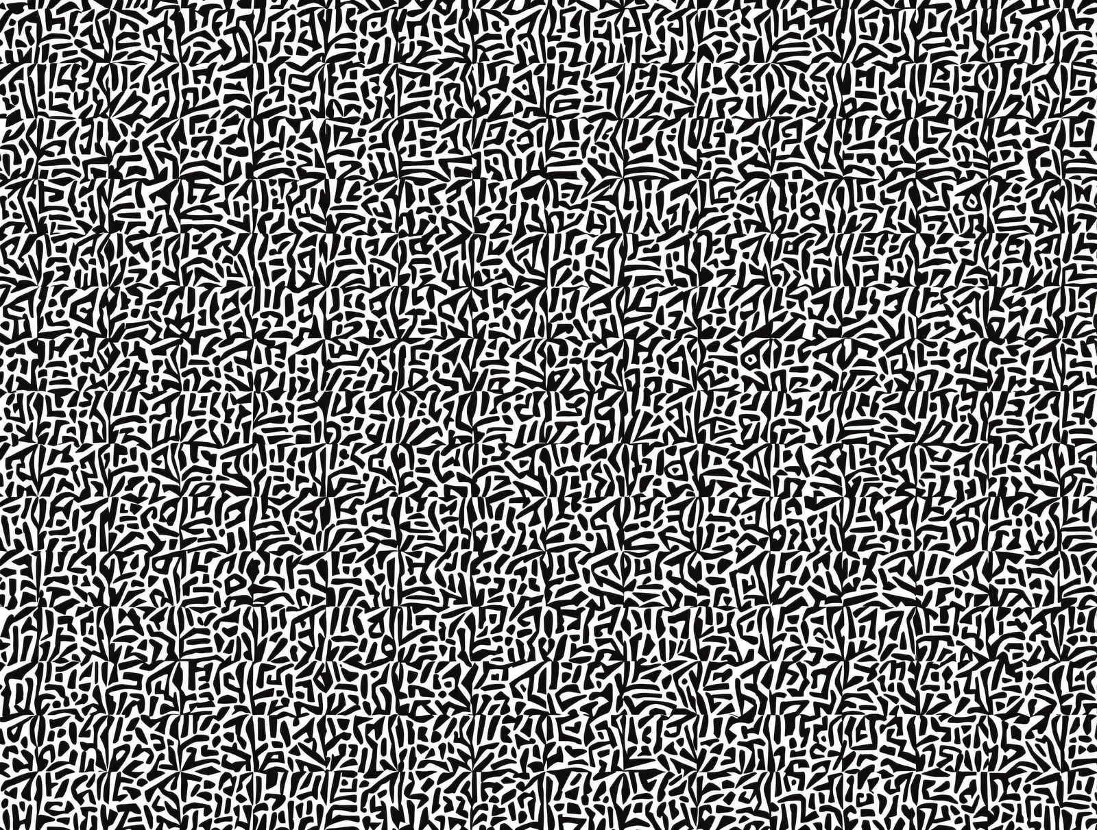 Glitch Tessellations in Vibrant Autostereogram Art