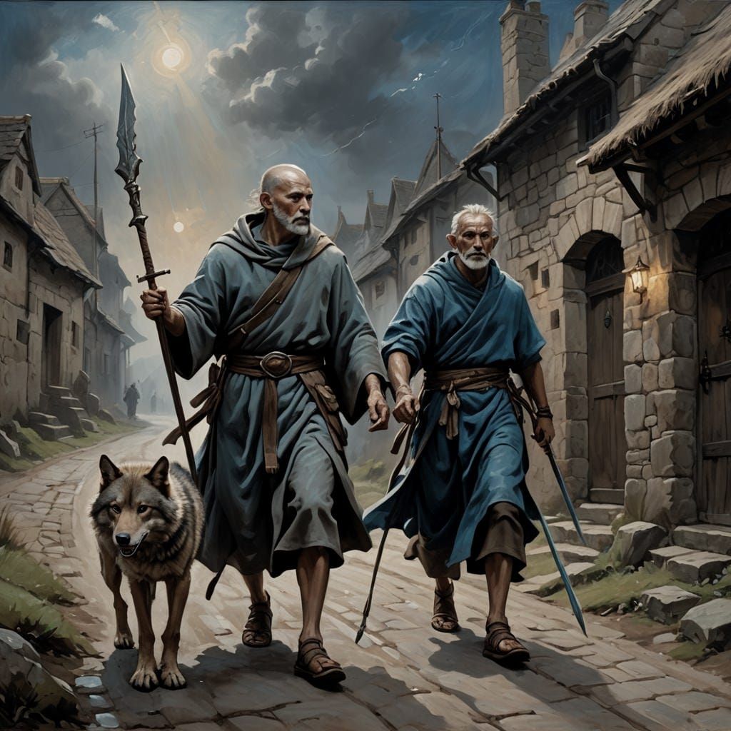 Ethereal Quest: Bedwyr and Saint Wethnoc in Ancient Cornwall