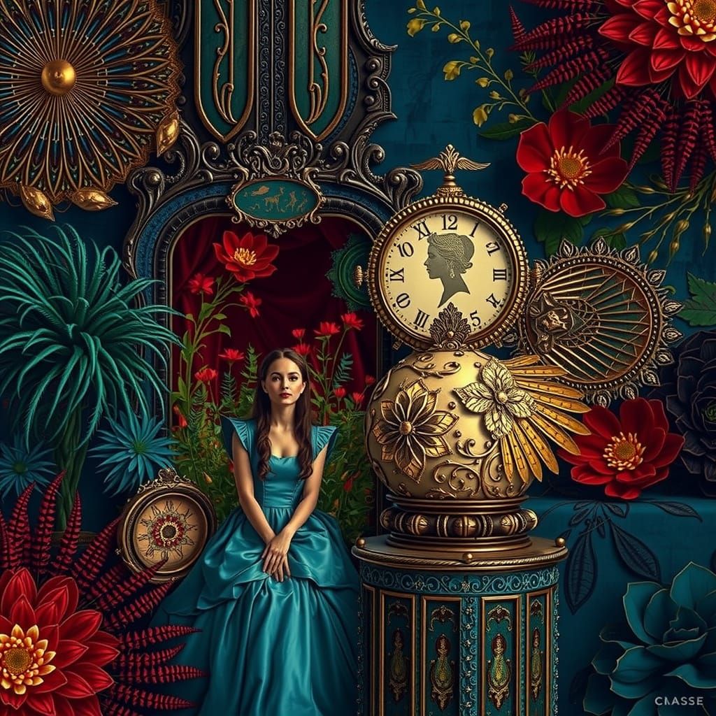 Alice in Wonderland: Hyperrealistic and Glamorous