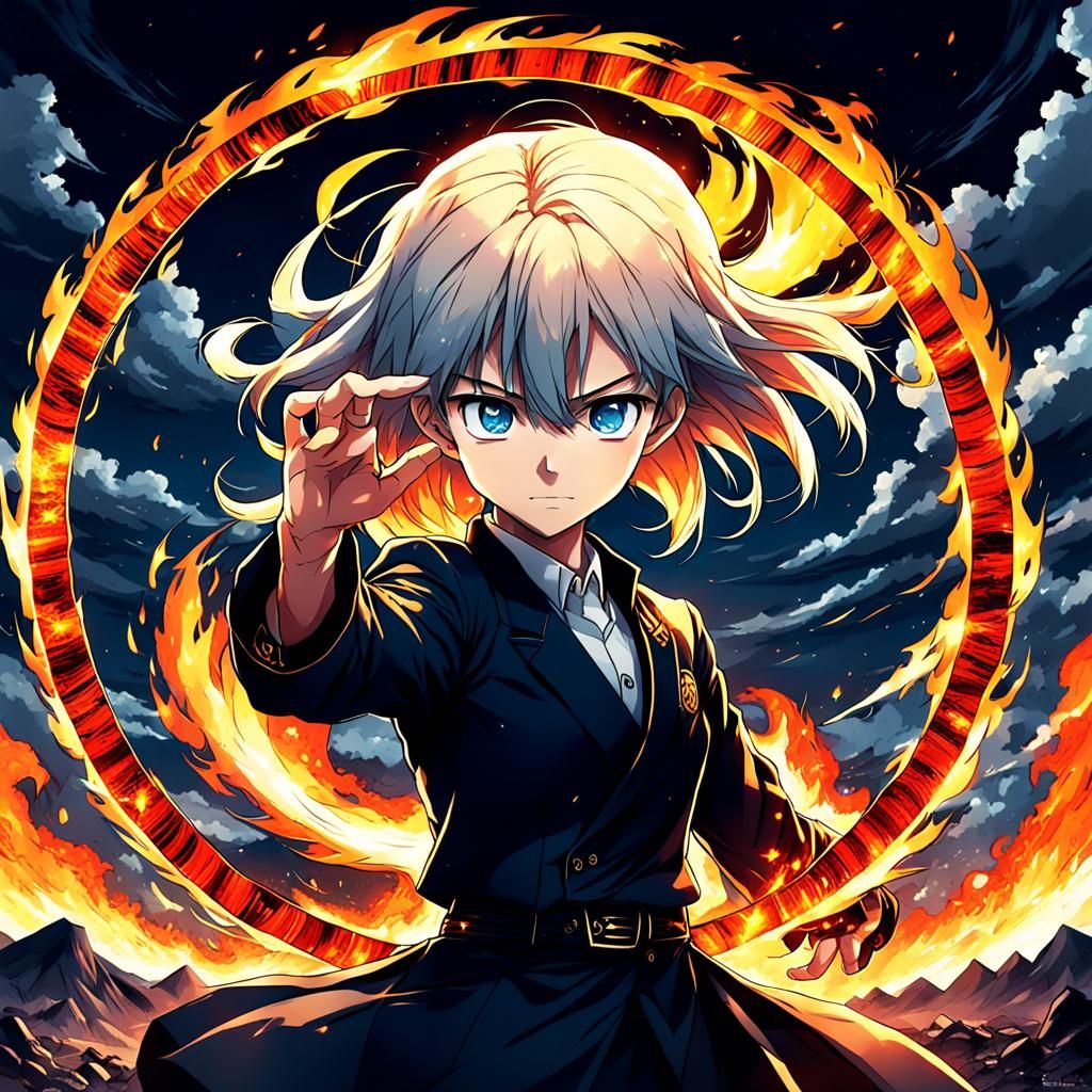 Ring of Fire in Anime Key Visual Style
