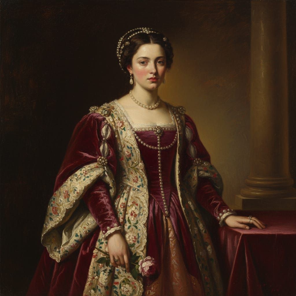 Renaissance Portrait of a Young Woman