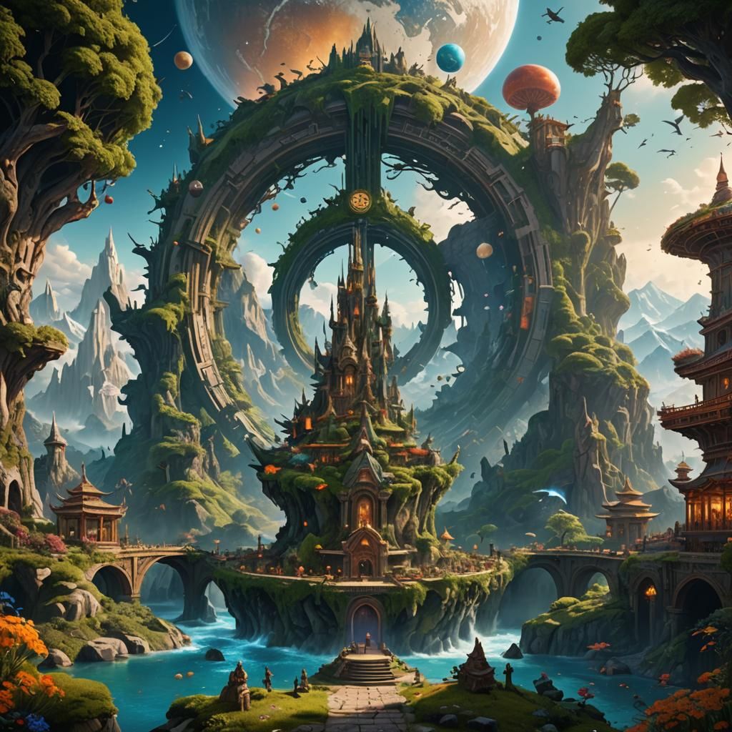 World Peace on Earth: Fantasy Concept Art