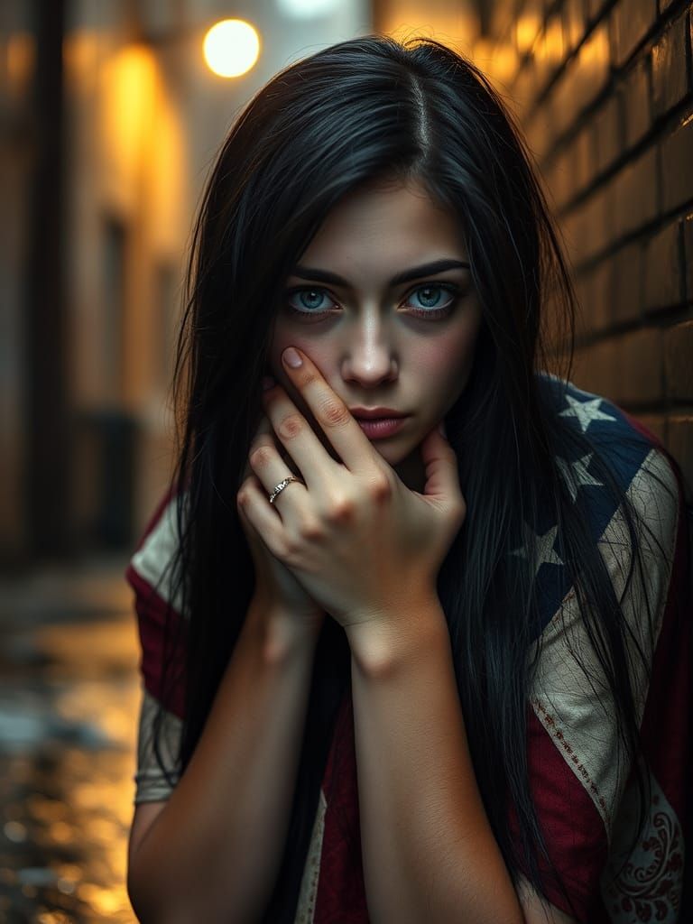 Despair in the City: A Portrait Inspired by Film Noir