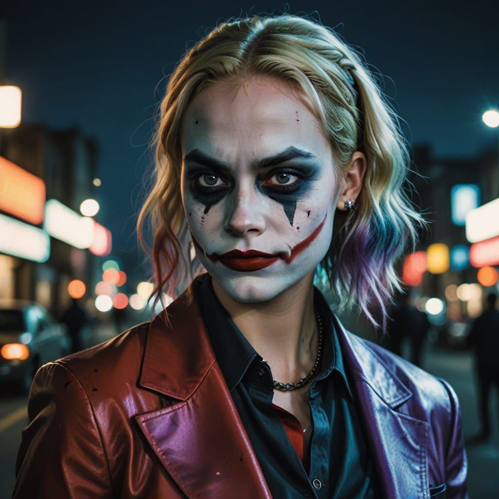 Charismatic Couple Exudes Anarchic Energy in Vibrant Portrai...