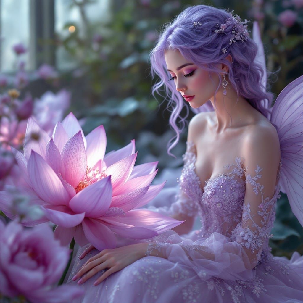 Lavender Lotus Fairy