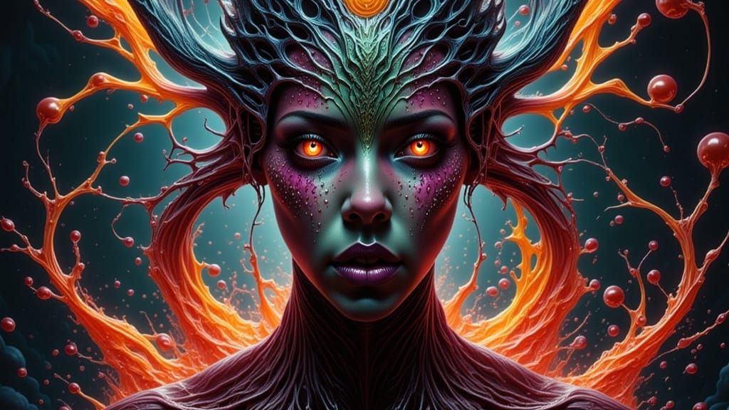 The Neighbor of the Beast: Hyperrealistic Concept Art