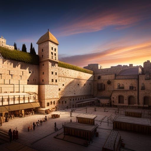 The western wall in jerusalem