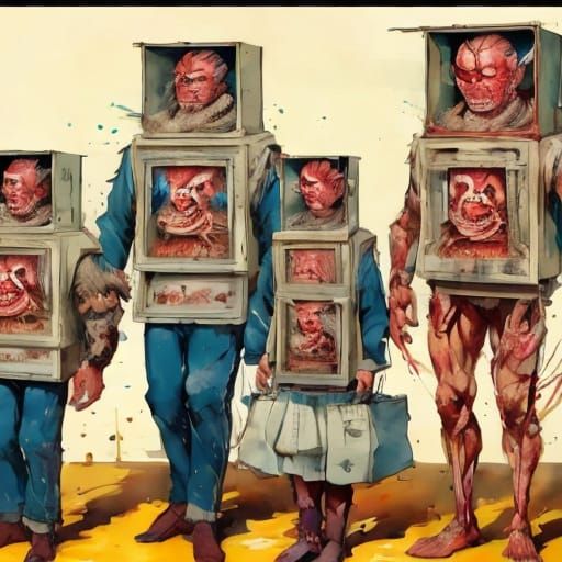 Surreal Nightmare: Kids Argue with Satan's Son