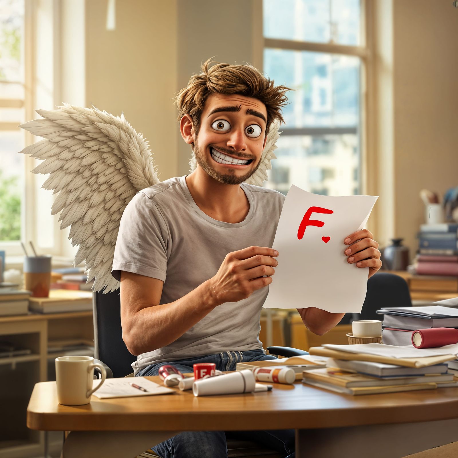 Mischievous Cupid Fails College