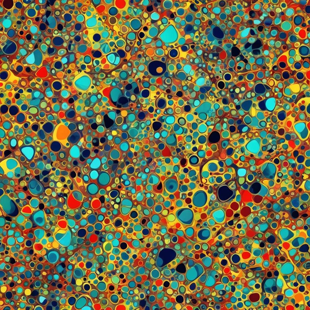 Abstract Art with Complementary Colors