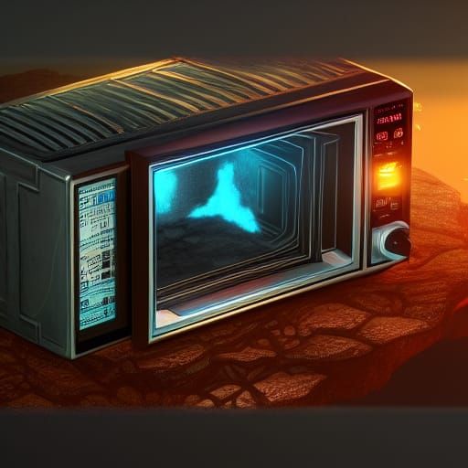 Detailed Microwave Matte Painting in Unreal Engine