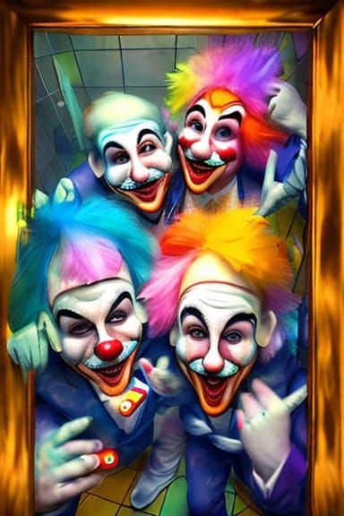 Clown Selfie