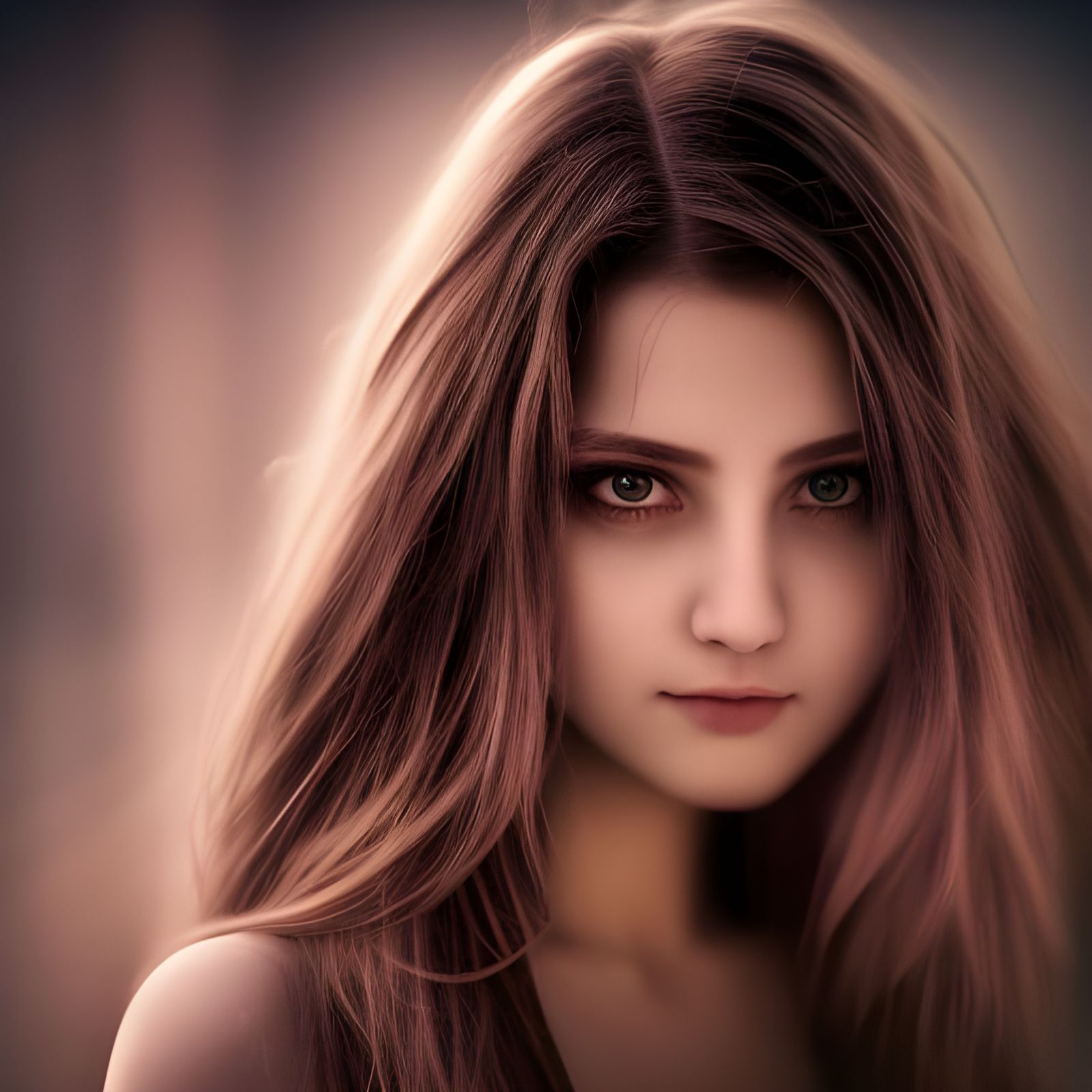 Beautiful Girl in Hyperrealistic 3D Cinematic Render
