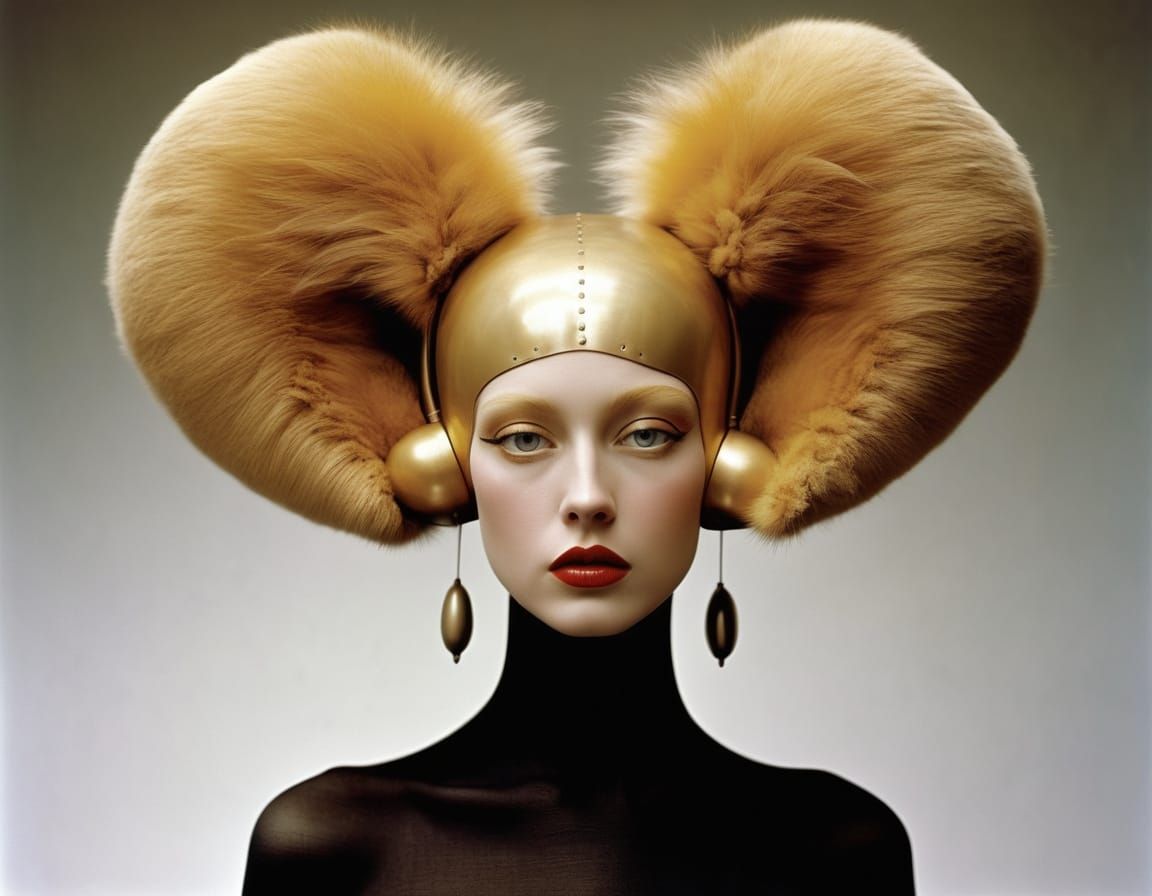 Dressed by Oskar Schlemmer Hair by Dr Seuss