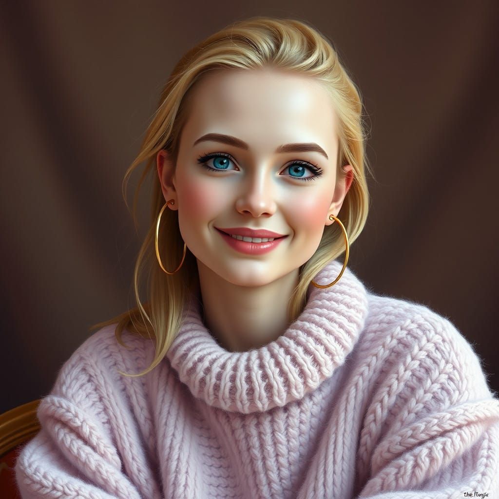 Enchanting Portrait in Soft Pastels
