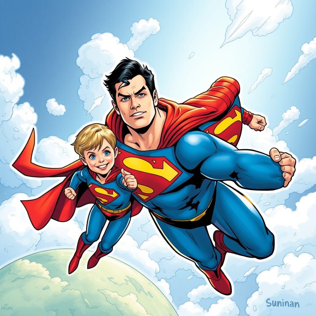 Superman and Son Save the World